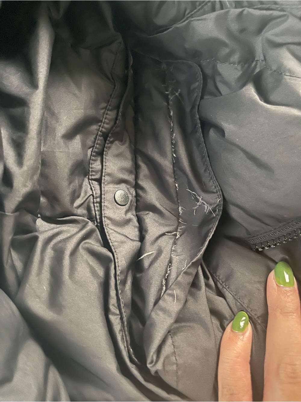 The North Face Women’s Black Long Puffer Coat with Hood - Picture 3 of 4